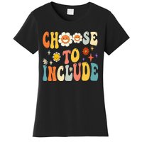 Choose To Include Special Education Teacher Autism Awareness Women's T-Shirt