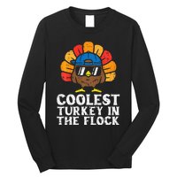 Coolest Turkey In The Flock Thanksgiving Long Sleeve Shirt