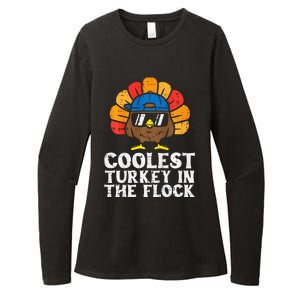 Coolest Turkey In The Flock Thanksgiving Womens CVC Long Sleeve Shirt