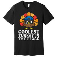 Coolest Turkey In The Flock Thanksgiving Premium T-Shirt