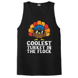 Coolest Turkey In The Flock Thanksgiving PosiCharge Competitor Tank