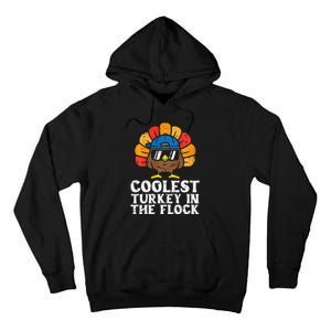 Coolest Turkey In The Flock Thanksgiving Tall Hoodie