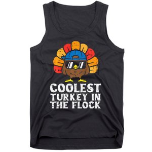 Coolest Turkey In The Flock Thanksgiving Tank Top