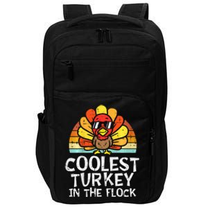 Coolest Turkey In The Flock Thanksgiving Impact Tech Backpack