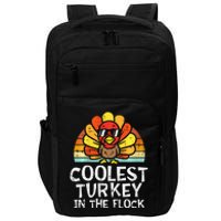 Coolest Turkey In The Flock Thanksgiving Impact Tech Backpack