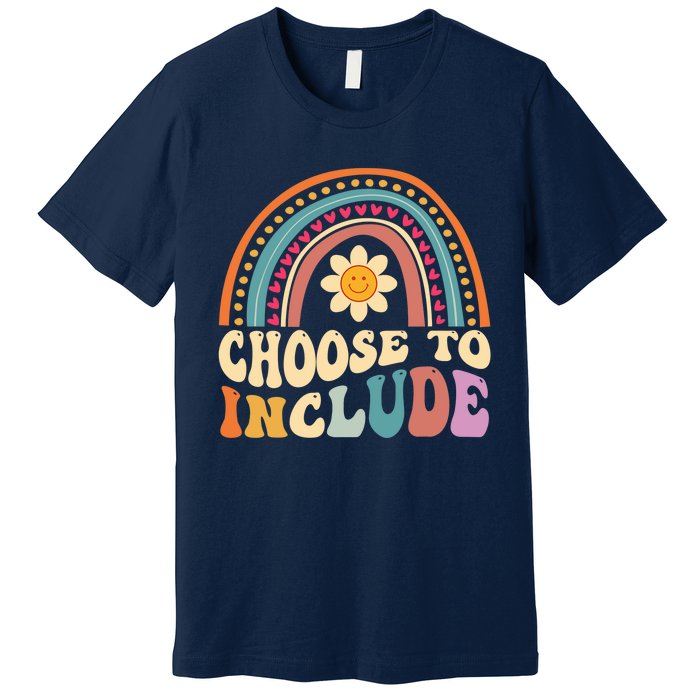 Choose To Include For Autism Teacher Special Education SPED Premium T-Shirt