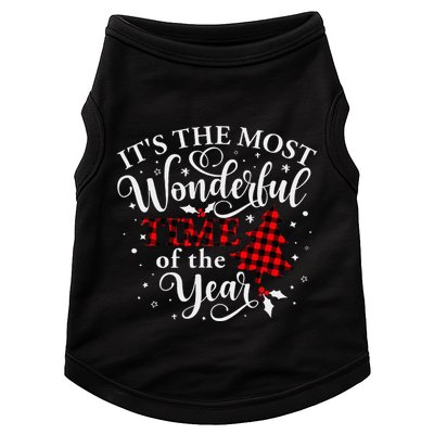 Christmas Trees It's The Most Wonderful Time Of The Year Doggie Tank