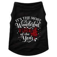 Christmas Trees It's The Most Wonderful Time Of The Year Doggie Tank