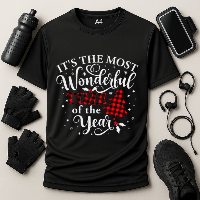 Christmas Trees It's The Most Wonderful Time Of The Year Performance Shirt
