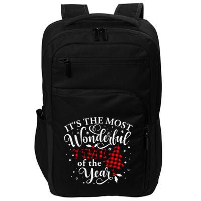 Christmas Trees It's The Most Wonderful Time Of The Year Impact Tech Backpack