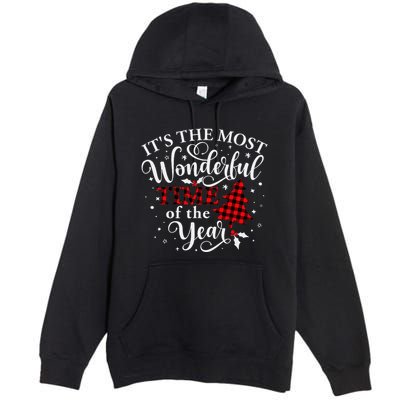 Christmas Trees It's The Most Wonderful Time Of The Year Premium Pullover Hoodie