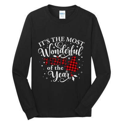 Christmas Trees It's The Most Wonderful Time Of The Year Tall Long Sleeve T-Shirt