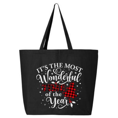Christmas Trees It's The Most Wonderful Time Of The Year 25L Jumbo Tote