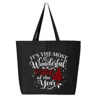 Christmas Trees It's The Most Wonderful Time Of The Year 25L Jumbo Tote