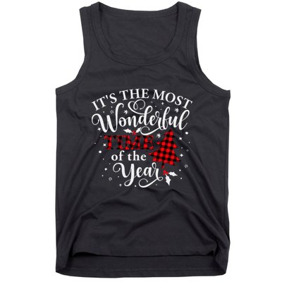 Christmas Trees It's The Most Wonderful Time Of The Year Tank Top