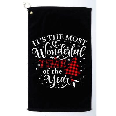 Christmas Trees It's The Most Wonderful Time Of The Year Golf Towel