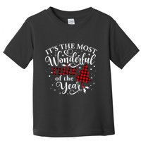 Christmas Trees It's The Most Wonderful Time Of The Year Toddler T-Shirt
