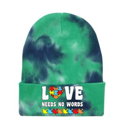 Choose To Include For Autism Teacher Special Education SPED Tie Dye 12in Knit Beanie