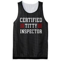 Certified Titty Inspector Mesh Reversible Basketball Jersey Tank