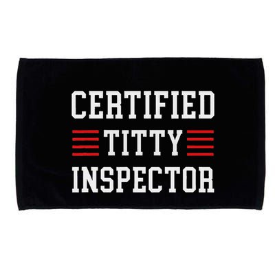 Certified Titty Inspector Microfiber Hand Towel