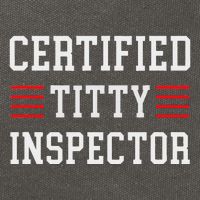 Certified Titty Inspector Cotton Canvas Backpack