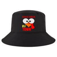 Coolest Turkey In Town Funny Thanksgiving Cool Comfort Performance Bucket Hat