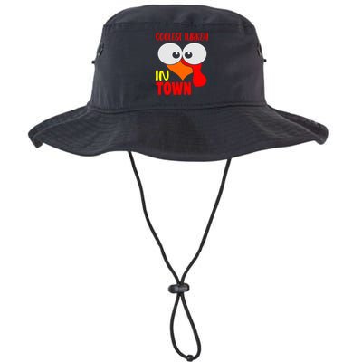 Coolest Turkey In Town Funny Thanksgiving Bucket Hat