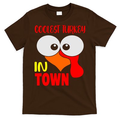 Coolest Turkey In Town Funny Thanksgiving T-Shirt