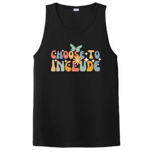 Choose To Include Special Education Floral Butterfly PosiCharge Competitor Tank