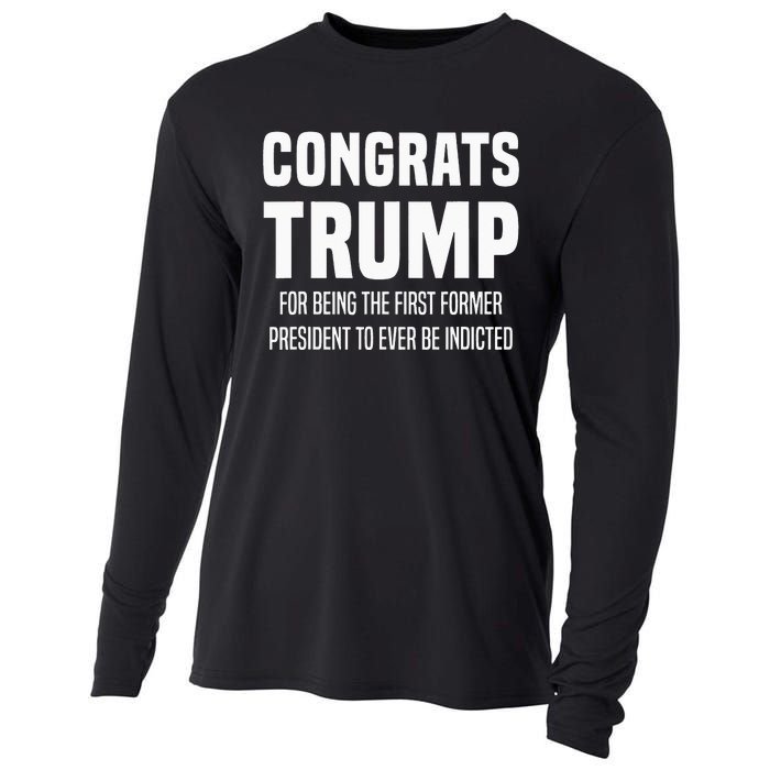 Congrats Trump Indicted Cooling Performance Long Sleeve Crew