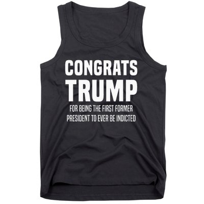 Congrats Trump Indicted Tank Top