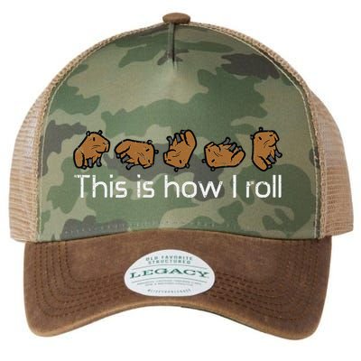 Capybara This Is How I Roll Cute Capy Rodent Legacy Tie Dye Trucker Hat