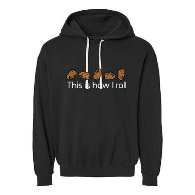 Capybara This Is How I Roll Cute Capy Rodent Garment-Dyed Fleece Hoodie