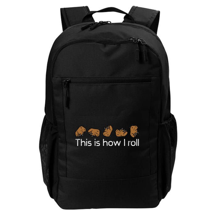 Capybara This Is How I Roll Cute Capy Rodent Backpack
