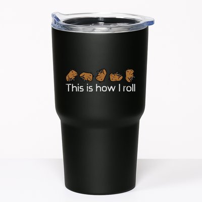 Capybara This Is How I Roll Cute Capy Rodent Tumbler