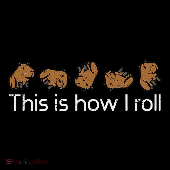 Capybara This Is How I Roll Cute Capy Rodent Poster