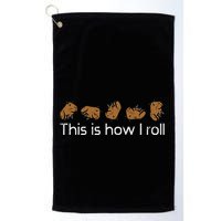 Capybara This Is How I Roll Cute Capy Rodent Golf Towel