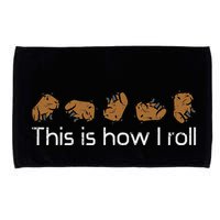 Capybara This Is How I Roll Cute Capy Rodent Microfiber Hand Towel
