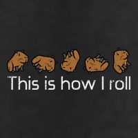 Capybara This Is How I Roll Cute Capy Rodent Microfiber Hand Towel