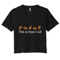 Capybara This Is How I Roll Cute Capy Rodent Crop Top