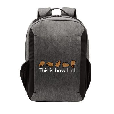 Capybara This Is How I Roll Cute Capy Rodent Vector Backpack