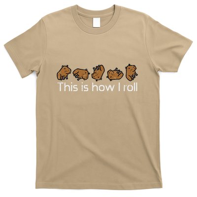Capybara This Is How I Roll Cute Capy Rodent T-Shirt