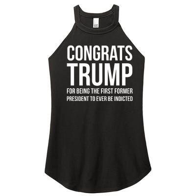 Congrats Trump Indicted Women’s Perfect Tri Rocker Tank