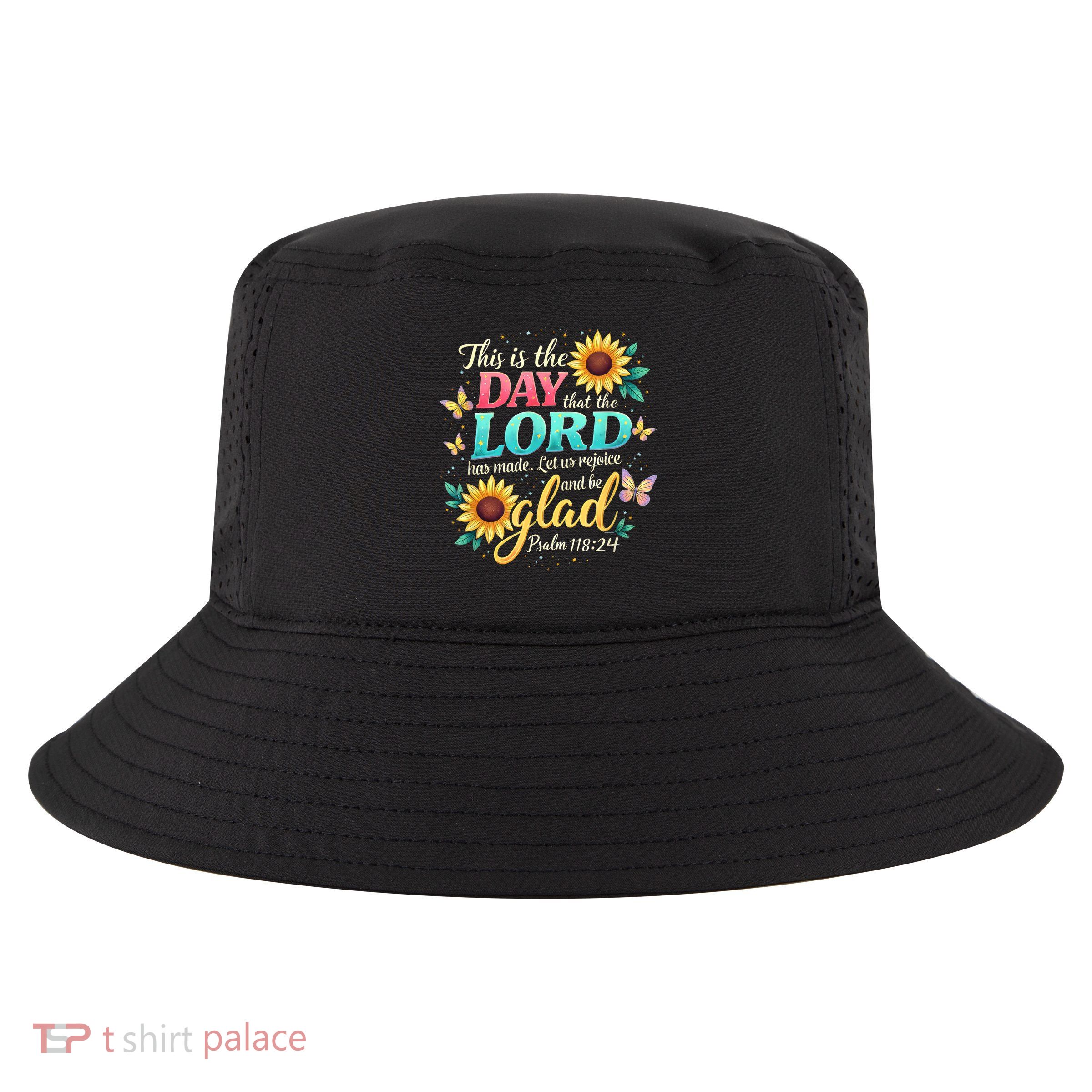Christian This Is The Day The Lord Has Made Easter Jesus  Cool Comfort Performance Bucket Hat