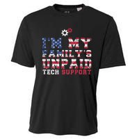 Computer Tech Im My Familys Unpaid Tech Support Cooling Performance Crew T-Shirt