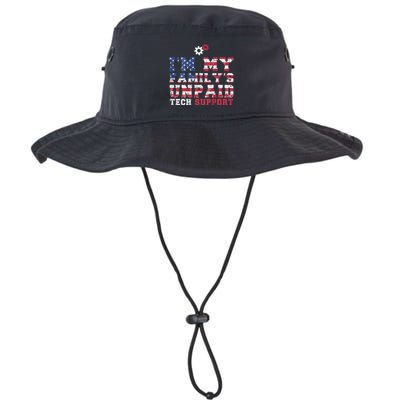 Computer Tech Im My Familys Unpaid Tech Support Legacy Cool Fit Booney Bucket Hat