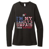 Computer Tech Im My Familys Unpaid Tech Support Womens CVC Long Sleeve Shirt