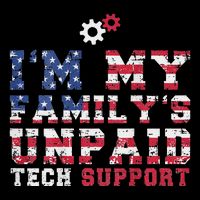 Computer Tech Im My Familys Unpaid Tech Support Mousepad