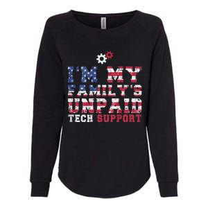 Computer Tech Im My Familys Unpaid Tech Support Womens California Wash Sweatshirt