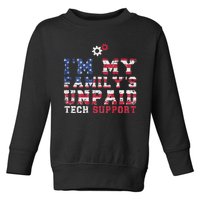 Computer Tech Im My Familys Unpaid Tech Support Toddler Sweatshirt